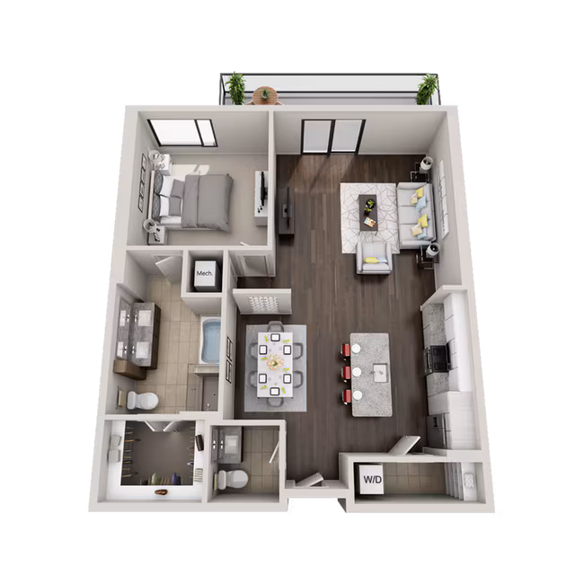 The Laurel 1-709 floor plan